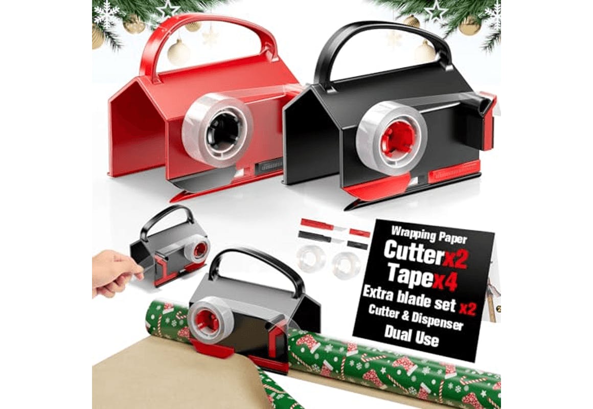 Paper Cutter and Tape Dispenser 2-Pack