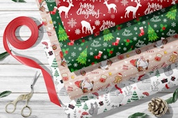 Christmas Wrapping Paper Bundle, Only $5 on Amazon card image