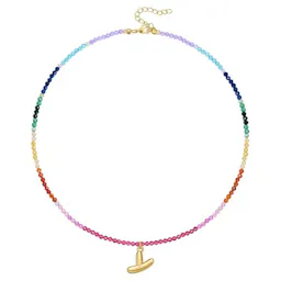 Beaded Initial Necklace