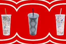 Vera Bradley Straw Tumblers, Only $5.41 at Target (Reg. $19) card image