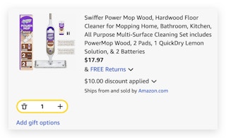 Swiffer Power Mop Wood