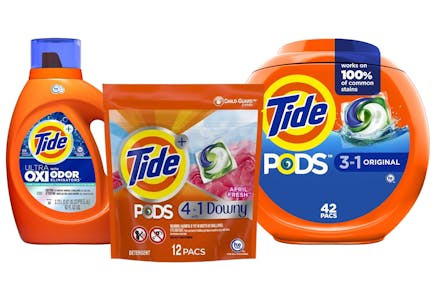 3 Tide Detergents