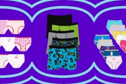 Kids' Underwear Packs, Only $5 at Walmart (Reg. $10) card image