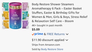 Amazon Body Restore Shower Steamer 2026