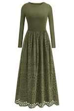 Women's Long Sleeve Maxi Dress
