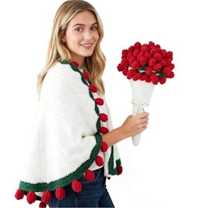 Crochet Flower Bouquet Blanket