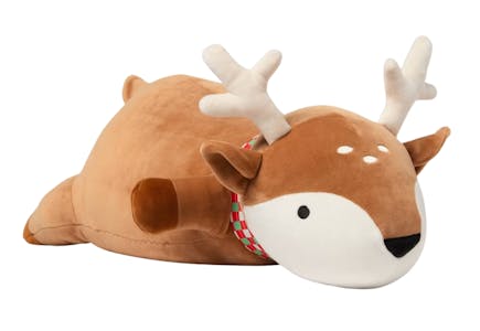 Pillowfort Brown Deer Weighted Plush