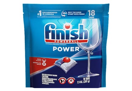 2 Finish Dishwasher Tab Packs