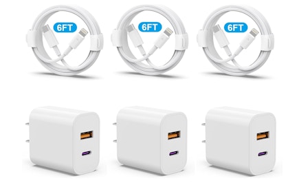 iPhone Charger and Block 3-Pack