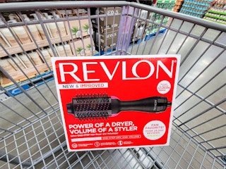 revlon volumizer in a cart
