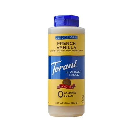 Torani French Vanilla Sauce Bottle
