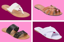 These a.n.a Women’s Slide Sandals Are Only $12.79 at JCPenney (Reg. $24) card image
