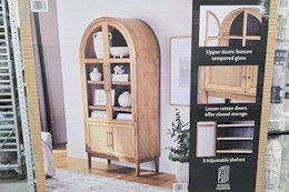 members mark enzo bookcase stock in store