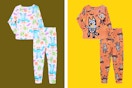 Walmart toddler character halloween pajama sets
