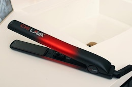 a chi lava flat iron on a table