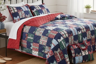 a quilt in a tote set