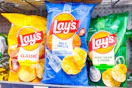 lays chips on store shelf