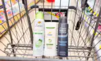 dove deodorants in walgreens shopping cart