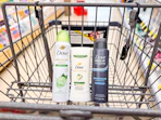 dove deodorants in walgreens shopping cart