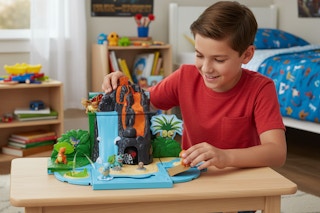 walmart pokemon volcano carry case playset