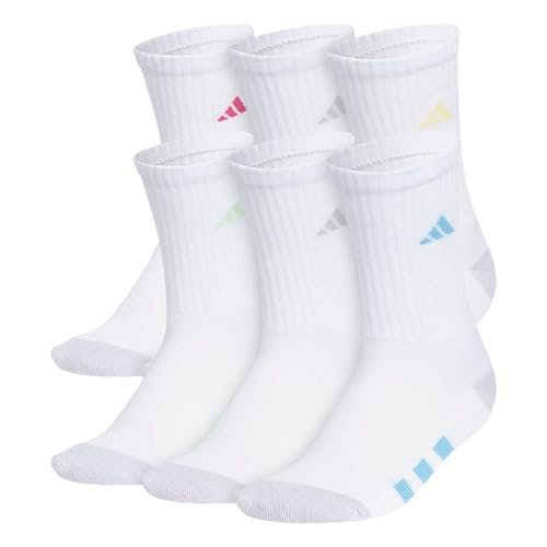 adidas Kids' Crew Socks 6-Pack