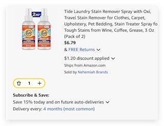 tide spray