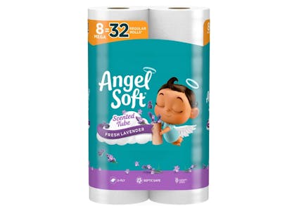 5 Angel Soft Toilet Paper Packs