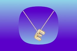 Bubble-Style Initial Necklace, Only $6 on Amazon card image