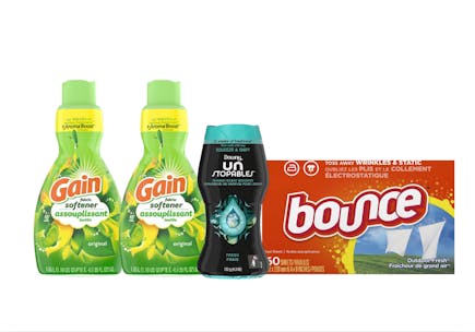 4 P&G Laundry Products