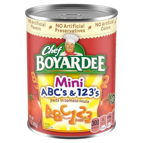 Chef Boyardee Mini ABC's and 123's