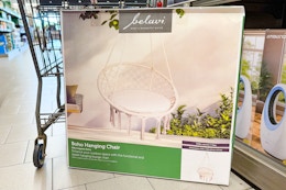 $29.99 Boho Hanging Chair at Aldi Beats Amazon by $23 card image
