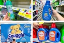 dollar general snuggle and persil products 4-photo collage