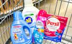 snuggle all purex persil in walmart cart