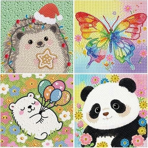 Diamond Art Kits 4-Pack