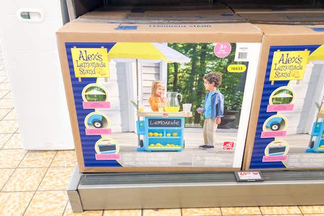 Aldi Lemonade Deals: $10 Mommy and Me Rompers, $50 Lemonade Stand, and More card image