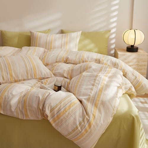 Retro Striped Comforter Set