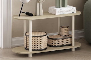 side table in the living room