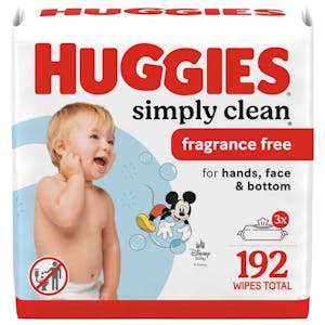 2 Huggies Baby Wipe Packs