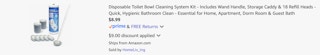 Amazon Toilet Bowl Cleaning System Kit 2025