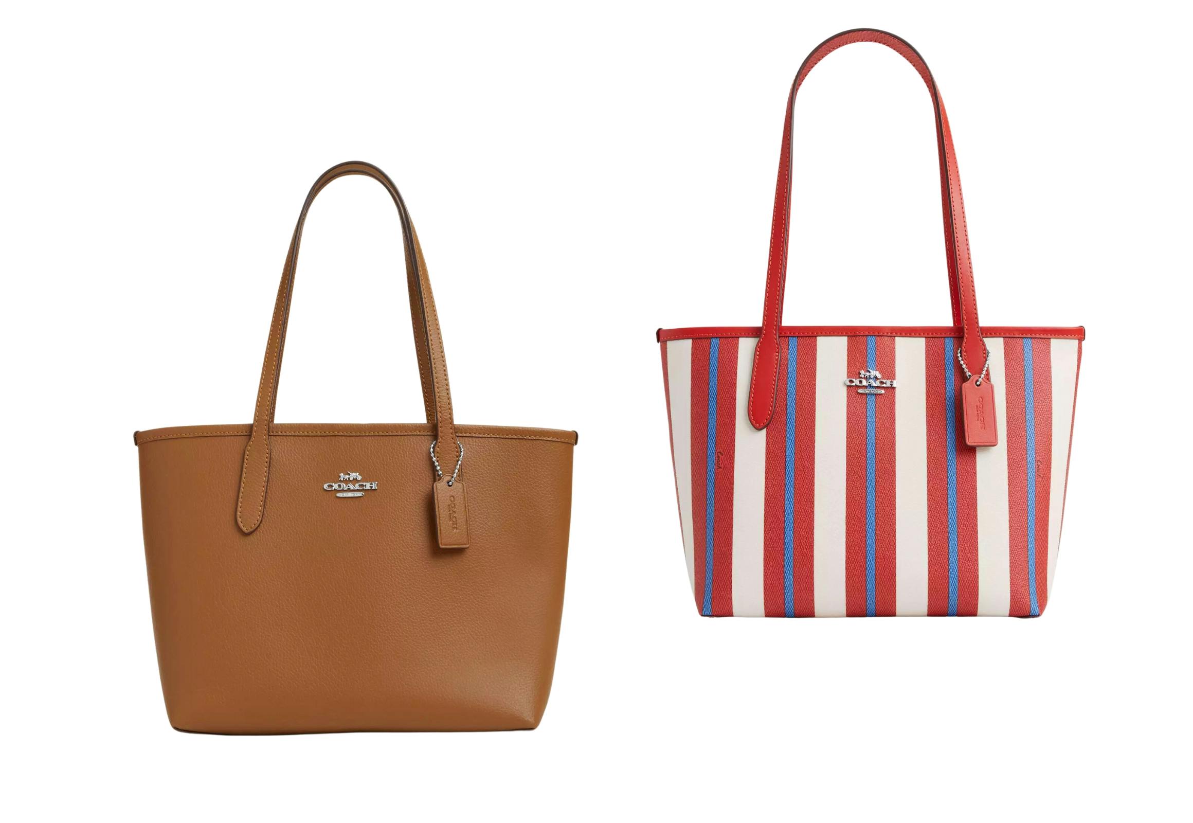 Coach Leather Small Tote