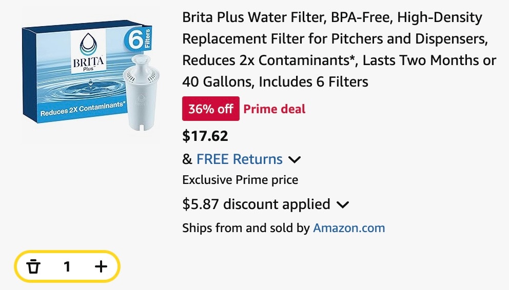 brita filter
