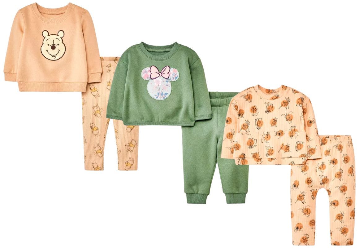 3 Disney Outfit Sets