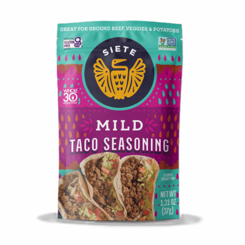 2 Siete Mild Taco Seasonings