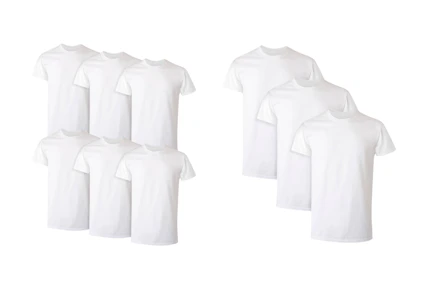 2 Hanes Men's T-shirt Sets