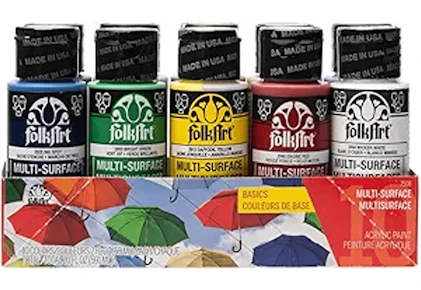 FolkArt 10 Bottle Acrylic Paint Set