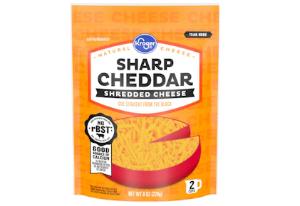 3 Kroger Cheese Bags