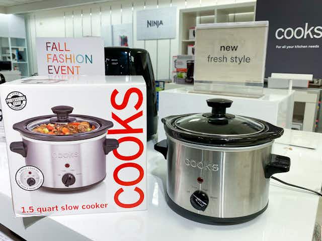 Cooks 1.5-Quart Slow Cookers, Just $11.69 at JCPenney (Reg. $22) card image