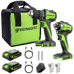 Greenworks Drill & Impact Combo