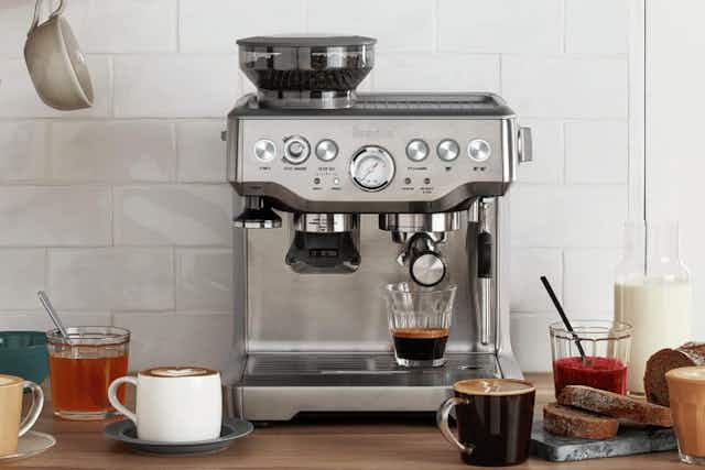 Breville Barista Espresso Machines, as Low as $550 on Amazon card image