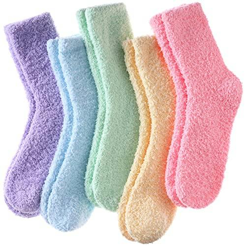 Women's Fuzzy Socks 5-Pack
